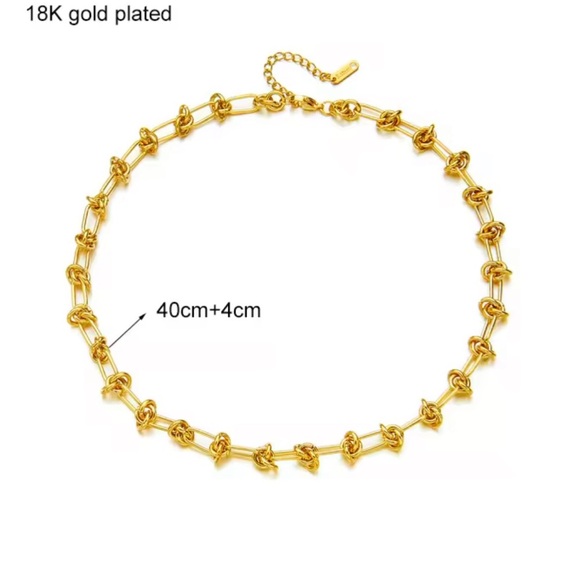 Steel Anthropologie Chain Necklace - Picture 4 of 8